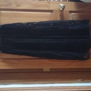 SHEIN Black Lace Maxi Skirt